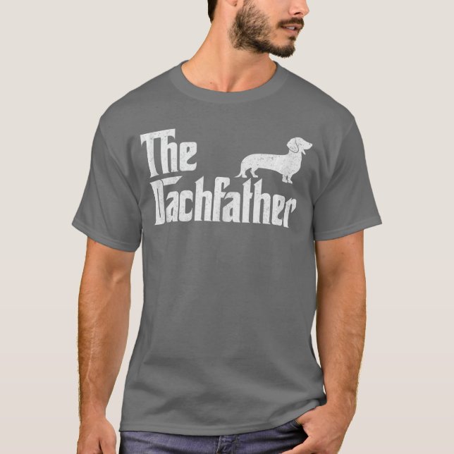 T-shirt The Dachshund Funny Wiener Dog Gifts For Men Fathe (Devant)