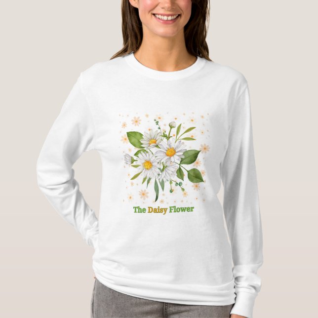 T-shirt The daisy flower (Devant)