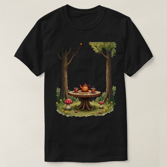 T-shirt Thé dansant en forêt (Design devant)