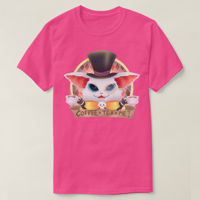 T-shirt Thé de café en mousse ou moi (Design devant)