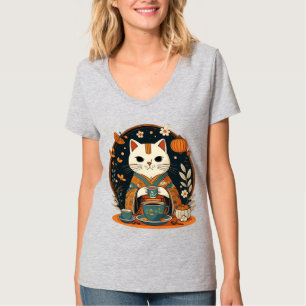 T-shirt Thé de chat japonais