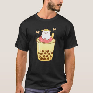 T-shirt Thé de lait japonais Chat Amour R Papa Maman Garço