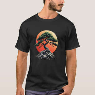 T-shirt Thé de l'arbre en bonsaï Jardinage japonais Japon 