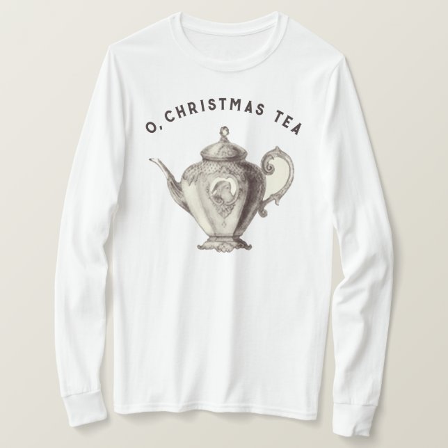 T-shirt Thé de Noël drôle (Design devant)