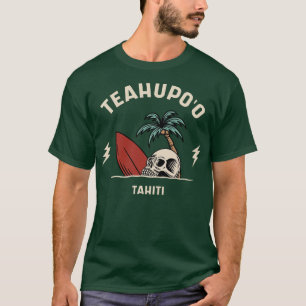 T-shirt Thé de surf vintage Hupoo Tahiti