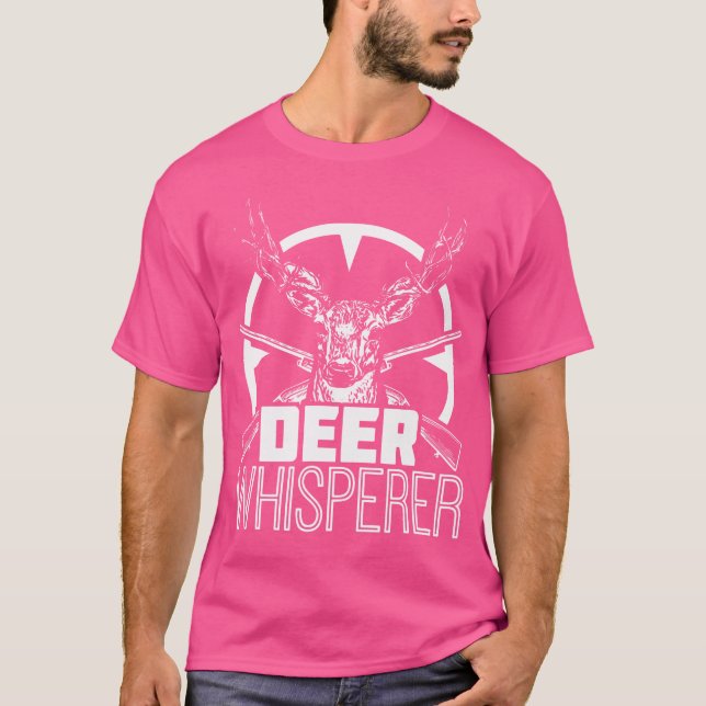 T-shirt The Deer Whisperer Deer Hunting (Devant)