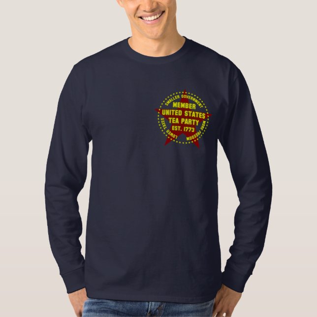 T-shirt Thé des Etats-Unis de membre (Devant)