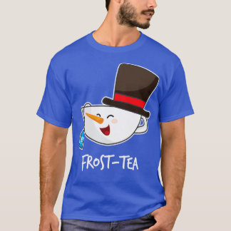 T-shirt Thé Design Frost Thé Noël Anniversaire Cadeau