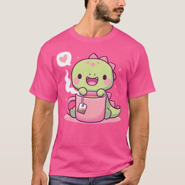 T-shirt Thé Dino Thé Rex Pun (Devant)