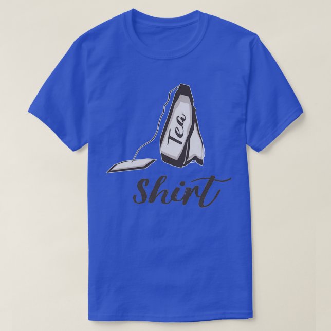 T-shirt Thé drôle à la lumière (Design devant)