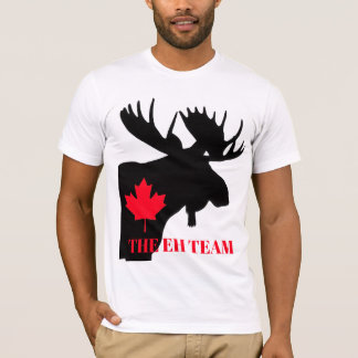 T-shirt THE EH TEAM. Canadian moose. 