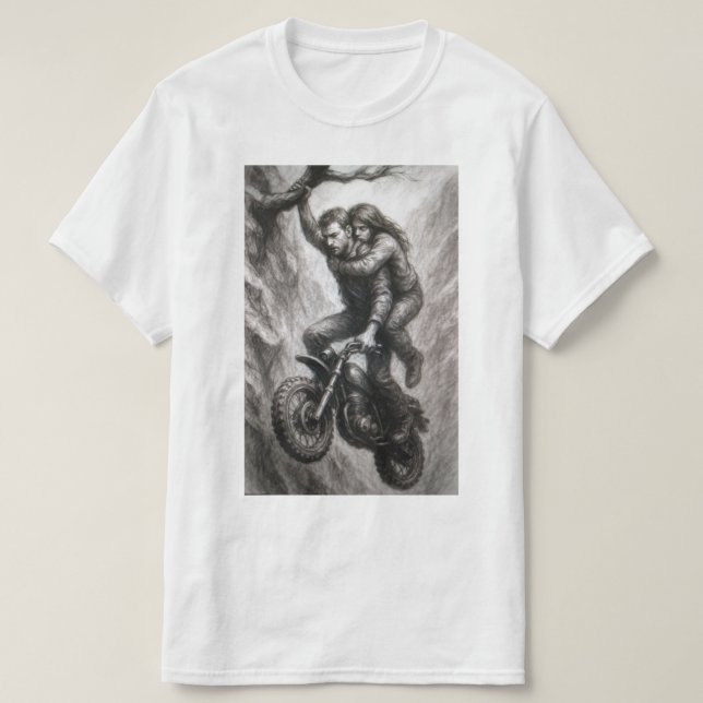 T-shirt The Embrace in the Abyss (Design devant)