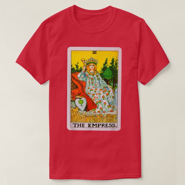 T-shirt The Empress Tarot Card  (Design devant)