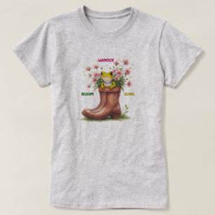 T-shirt Thé en fleur de grenouille