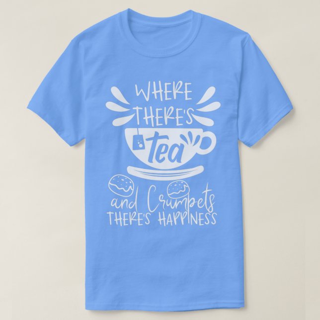 T-shirt Thé et Crampettes Thé Lover Thé d'après-midi brita (Design devant)