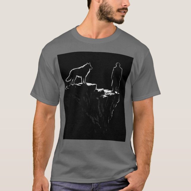 T-shirt The Final Ascension – Lone Wolf Mindset Minimalist (Devant)