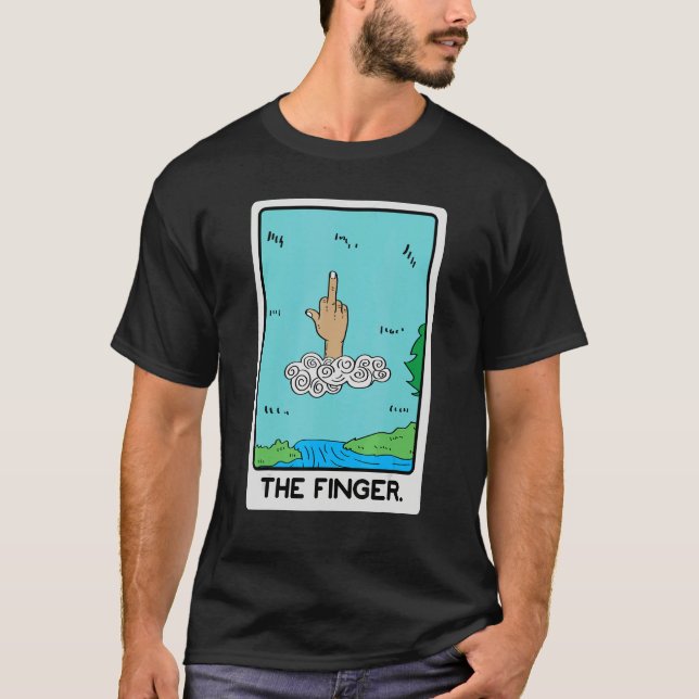 T-shirt The Finger Joker or   Person (Devant)