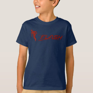 T-shirt The Flash   Super Hero Name Logo