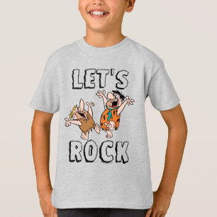 T-shirt The Flintstones   Fred & Barney - Let's Rock