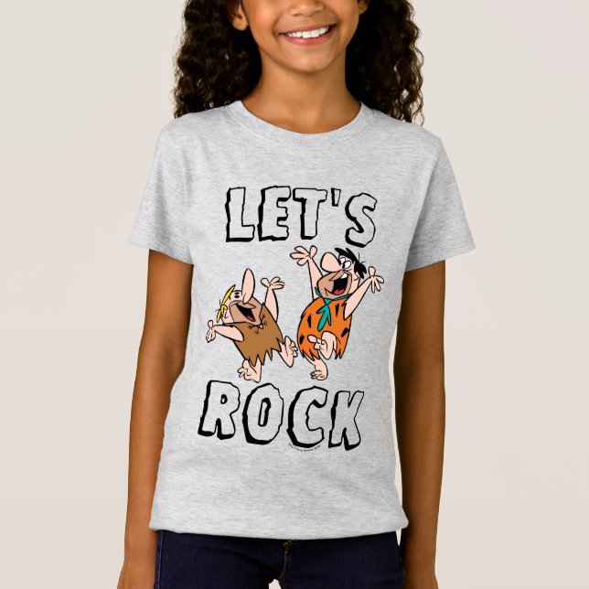 T-Shirt The Flintstones | Fred & Barney - Let's Rock (Devant)