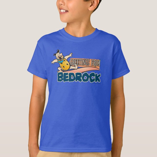T-shirt The Flintstones | Fred - Greetings From Bedrock (Devant)