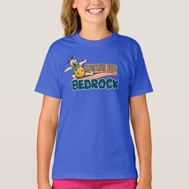 T-shirt The Flintstones | Fred - Greetings From Bedrock (Devant)