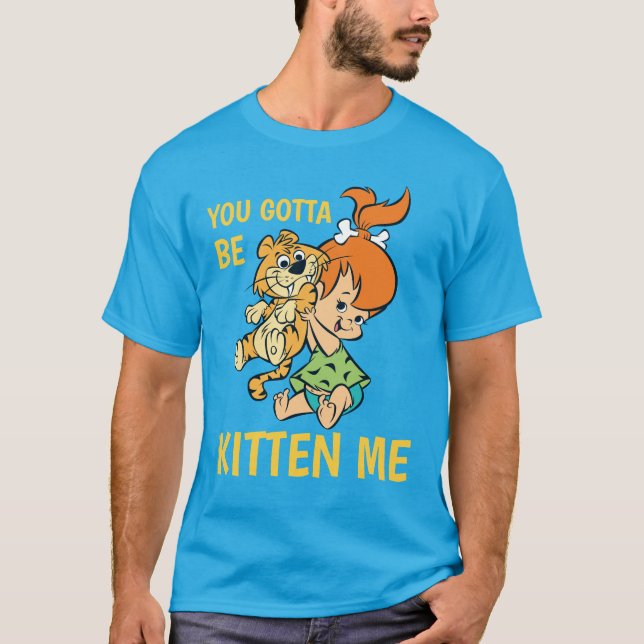 T-shirt The Flintstones | Pebbles & Her Tiger (Devant)