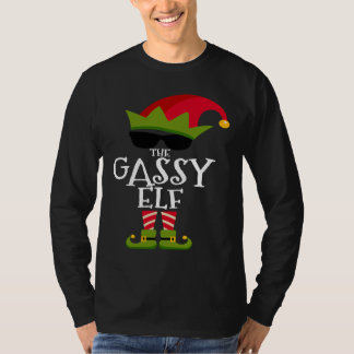 T-shirt The Gassy Elf Costume Matching Family Group Christ