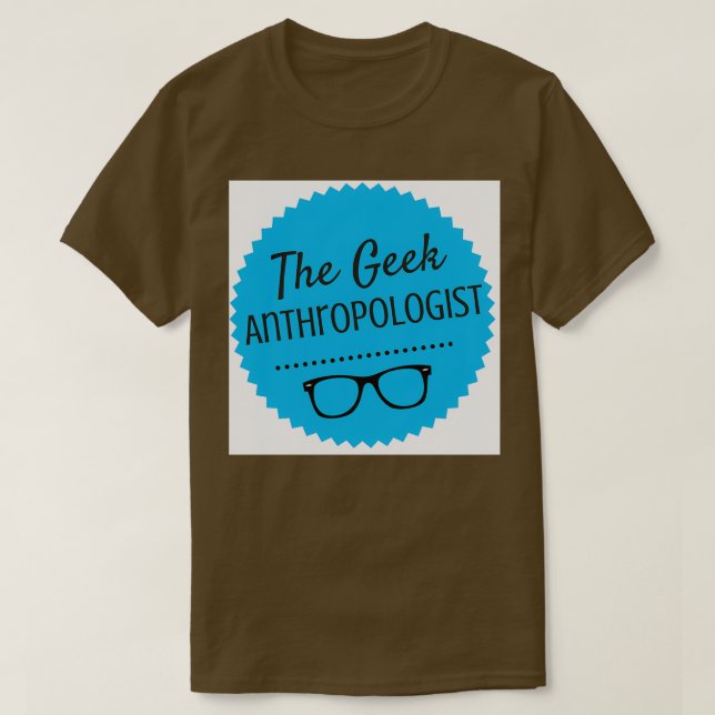T-shirt The Geek Anthropologist Logo (Design devant)