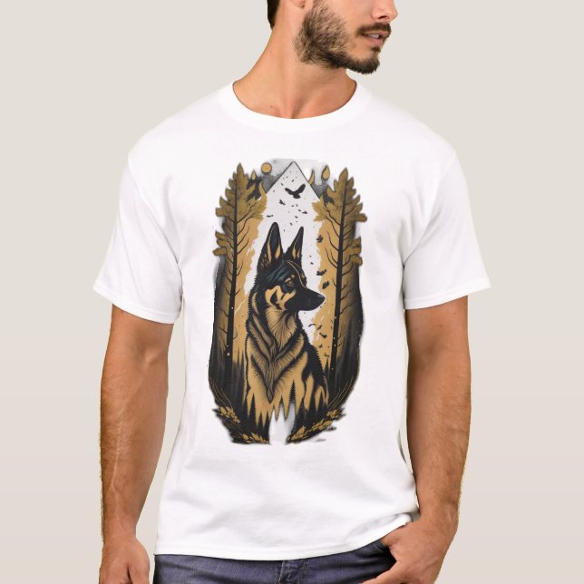 T-shirt The German Shepherd 009  (Devant)