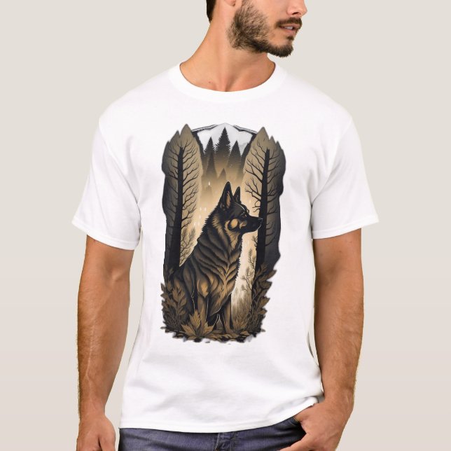 T-shirt The German Shepherd 013  (Devant)