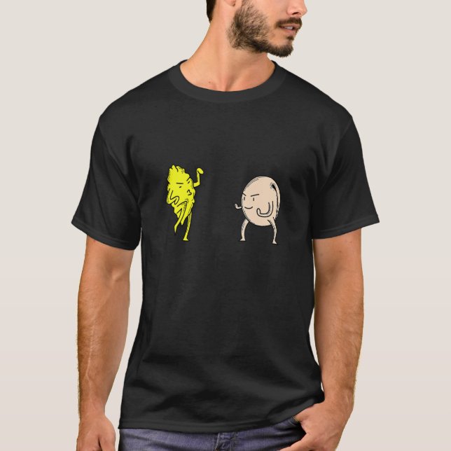 T-shirt Thé glacé classique pêche vs karaté au citron (Devant)