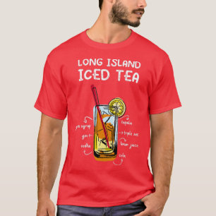 T-shirt Thé glacé Long Island Cocktail Cadeau