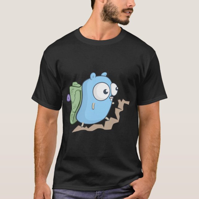 T-shirt The Go Gopher Hiking family (Devant)