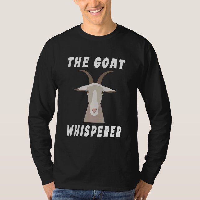 T-shirt The Goat Whisperer  Goat  Farmer  4 (Devant)