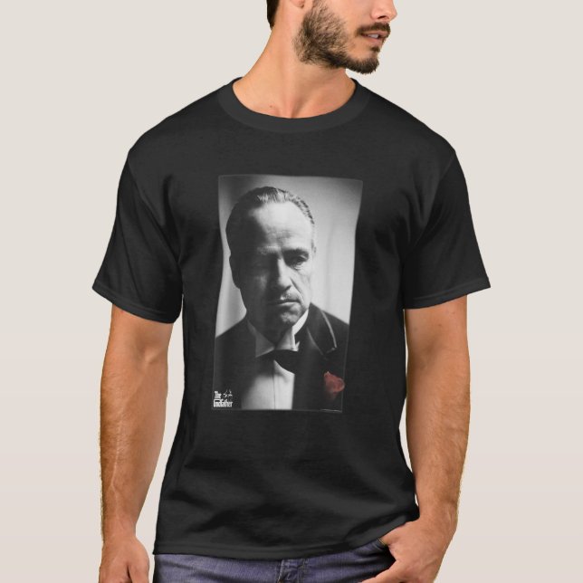 T-shirt The Godfather Don Vito Corleone Poster Shoes Amp (Devant)