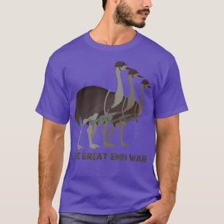 T-shirt The Great Emu War Of 1932 Emus Australia Bird