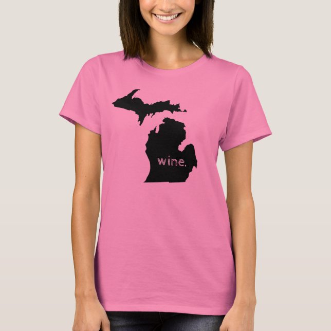 T-shirt The Great Lake State - vin ! (Devant)