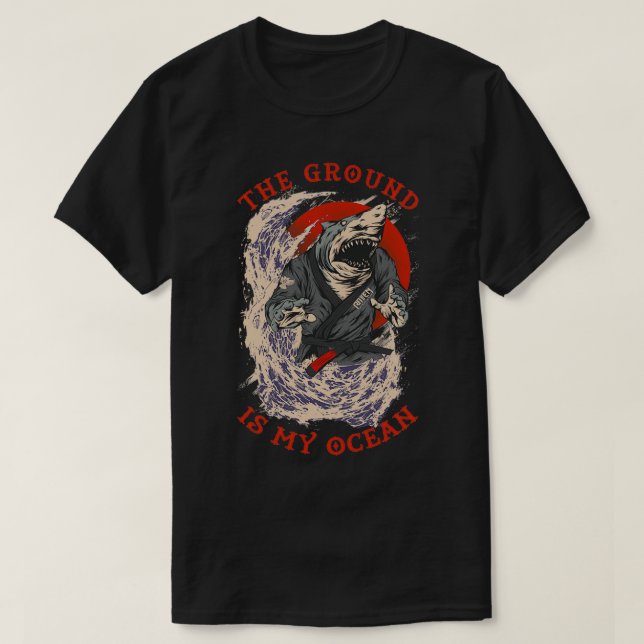 T-shirt The Ground Is My Ocean 1 (Design devant)