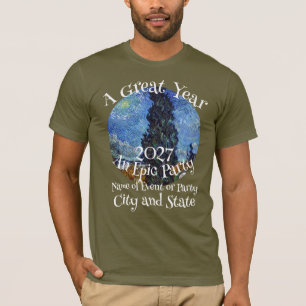 T-shirt Thé HG FV LF Brunch Déjeuner Patio Jardin 2027 Fêt