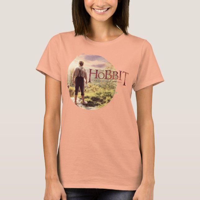 T-shirt The Hobbit Logo with BILBO BAGGINS™ Back (Devant)