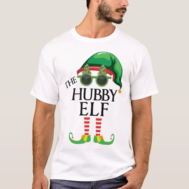 T-shirt The Hubby Elf (Devant)