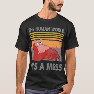 T-shirt The Human World Its A Mess Crab Vintage family