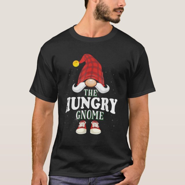 T-shirt The Hungry Gnome Family Christmas Pajama  (Devant)