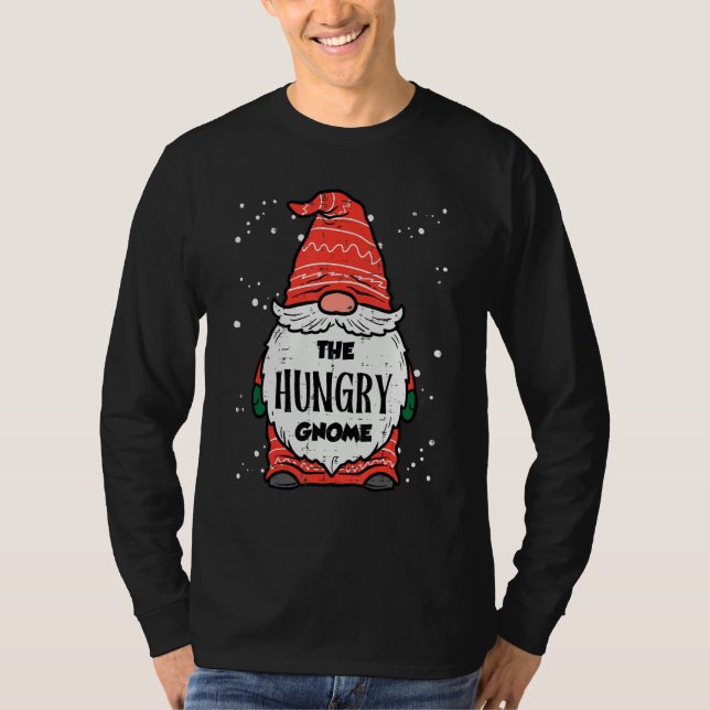T-shirt The Hungry Gnome Xmas Matching Christmas For Famil (Devant)