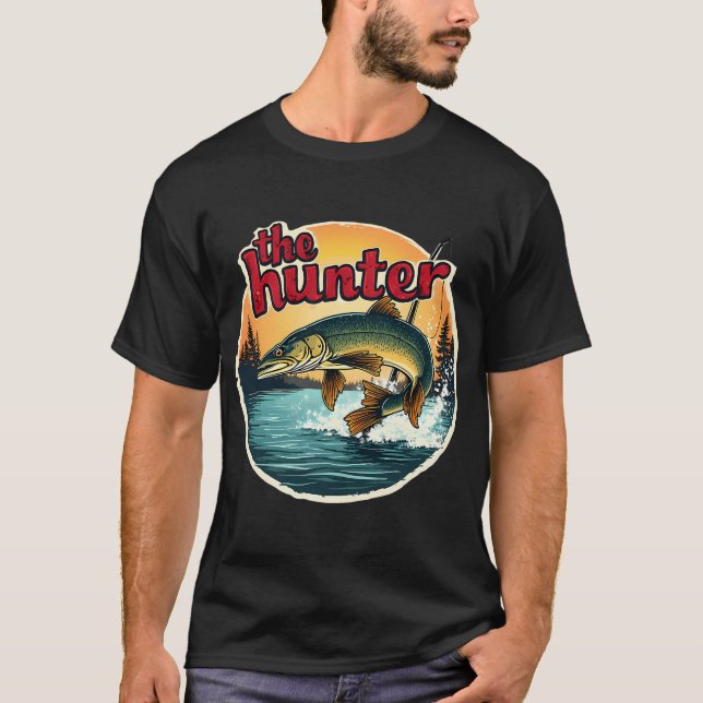 T-shirt The Hunter 2 - Série Pêche (Devant)