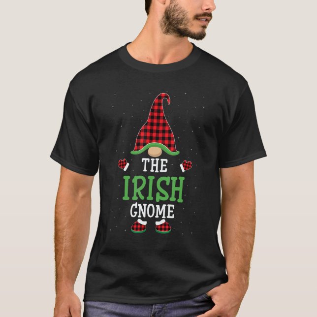 T-shirt The Irish Gnome  Group Matching Christmas Pajamas (Devant)