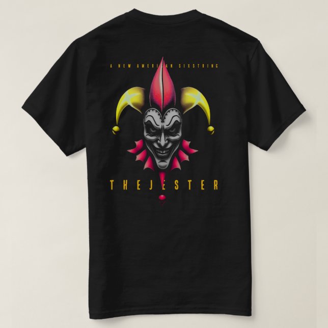 T-SHIRT THE JESTER GUITAR PROMO TEE (Design dos)