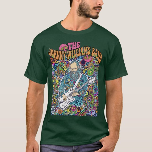 T-shirt The Johnny Williams Band Hippie Shirt (Devant)