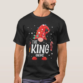 T-shirt The King Gnome Matching Family Christmas Gnome